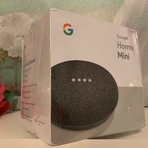 New Charcoal Google Home Mini Personal Assistant
